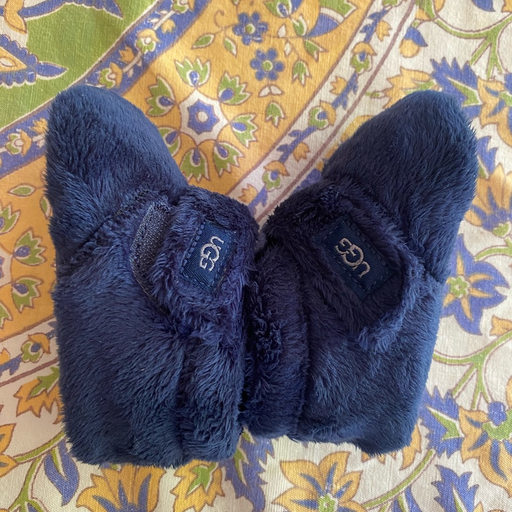 Baby UGG Bixbee Slippers Navy